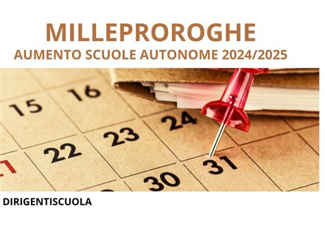 Deroga Al Dimensionamento Per Il 2024 2025 Nel Decreto Milleproroghe