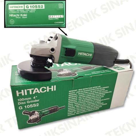 Jual Mesin Gerinda Hitachi Hikoki G 10SS2 Gerinda Tangan 4 Inch Di