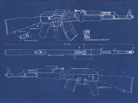 Чертежи автомата ак 47 88 фото