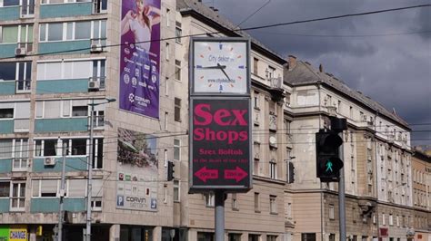 Sex Shops In The Center Of Budapest Hungary Youtube