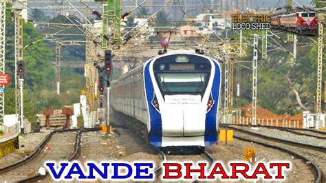 Speeding VANDE BHARAT EXPRESS MYSURU CHENNAI Indian Railways