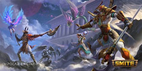 Artstation Smite Battleground Of The Gods Horus And Set Key Art