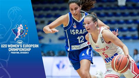 Croatia V Israel Full Game FIBA U20 Women S European Championship