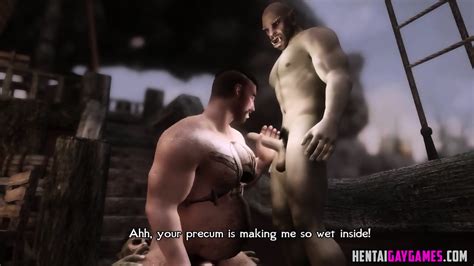3D Gay Pirate Fucked By Huge Dick Orcs