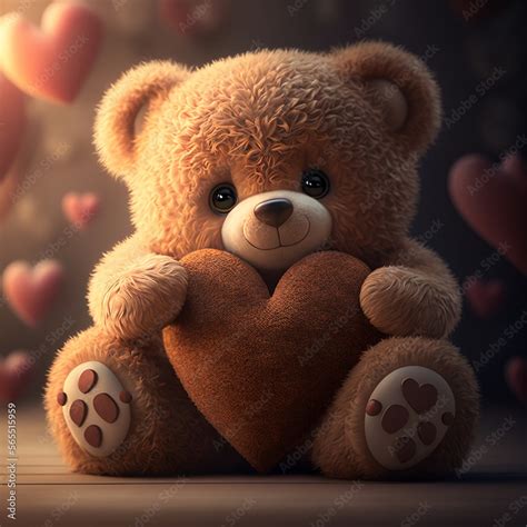 Cute Images Of Teddy Bears With Hearts