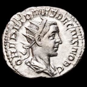 Herennius Etruscus As Caesar A D Silver Antoninianus Rome