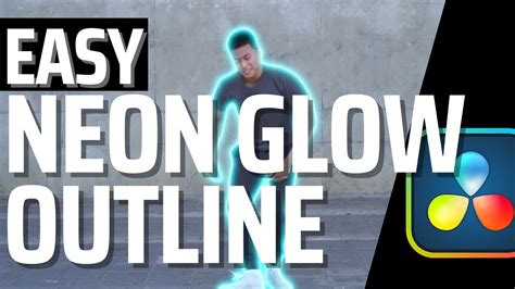 Neon Glow Outline Davinci Resolve Youtube