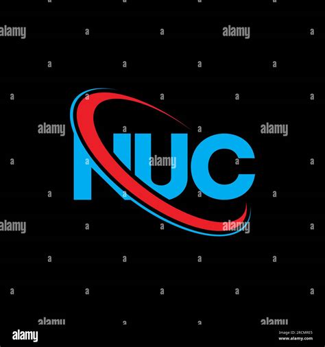 NUC logo. NUC letter. NUC letter logo design. Initials NUC logo linked ...