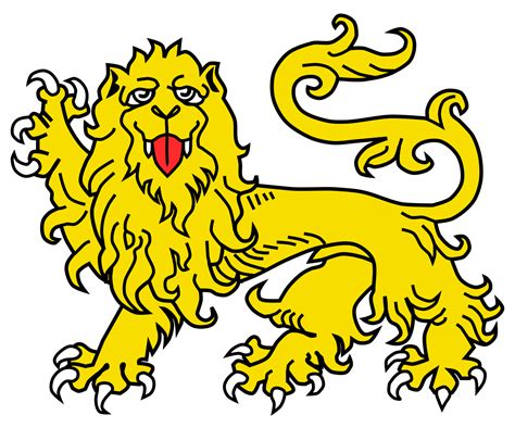 File Lion Passant Guardant Svg Wikivisually