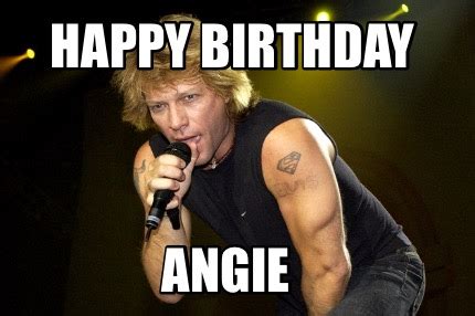 Meme Creator Funny Happy Birthday Angie Meme Generator At MemeCreator