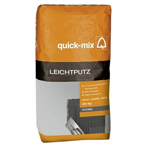 Quick Mix Leichtputz Kg Bauhaus