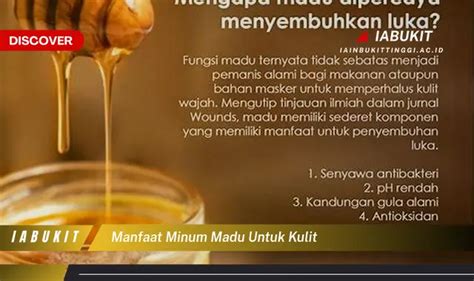 Intip 7 Manfaat Minum Madu Untuk Kulit Yang Wajib Kamu Tahu Discover