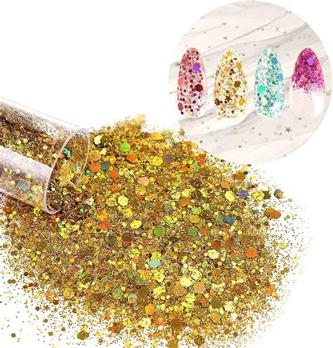 Estanoite 36 Colors Chunky And Fine Glitter Mix Iridescent Cosmetic