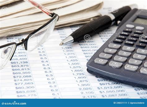 Financial Calculator Stock Image - Image: 24651111