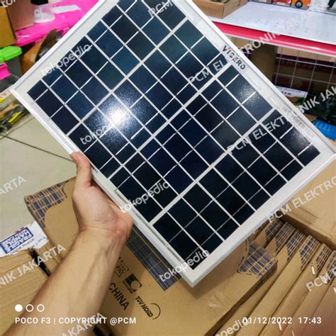 Jual Solar Panel Solar Cell Panel Surya Poly Polycrystalline 10 WP