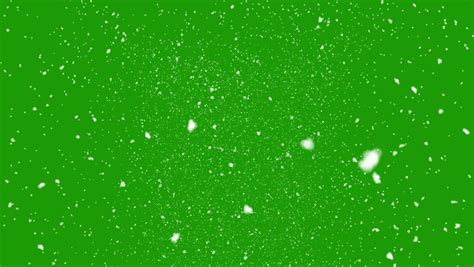 Isolated Falling Snow On Green Stock Footage Video (100% Royalty-free) 1016739253 | Shutterstock