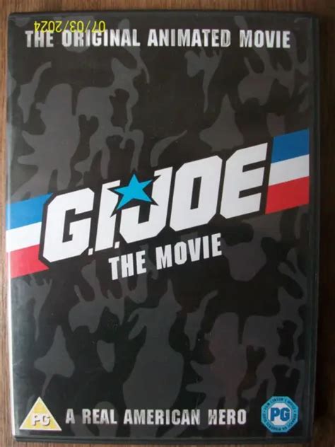 G I JOE THE Movie DVD Original Animated Movie A Real American Hero