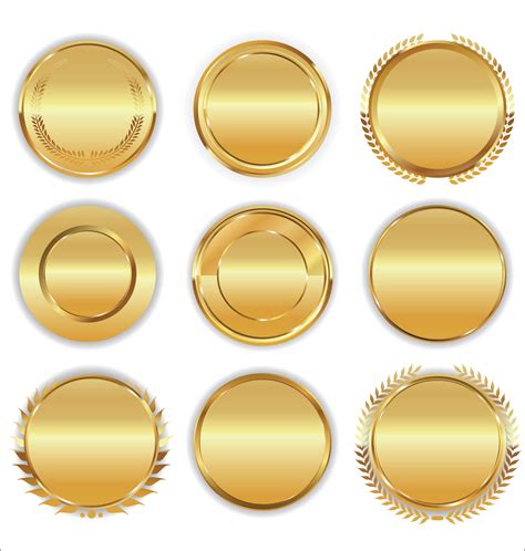 Luxury Premium Golden Badges And Labels 436353 Vector Art At Vecteezy