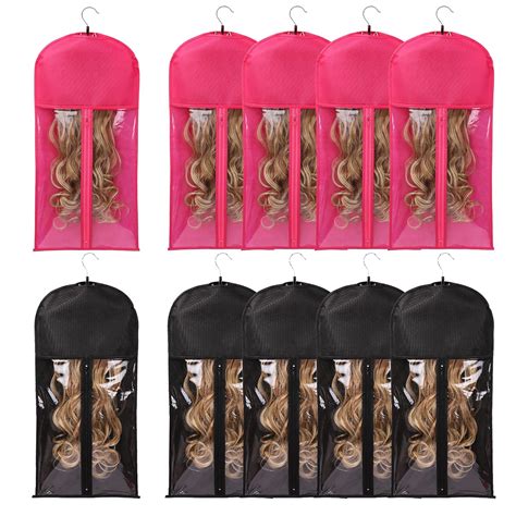 10 Pcs Wig Bag Wig Storage For Multiple Wigs Hair