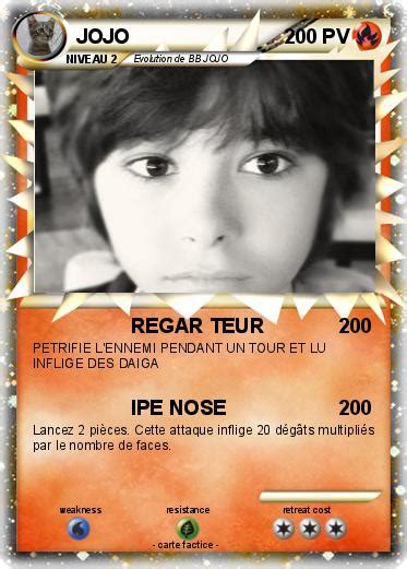 Pokémon JOJO 242 242 REGAR TEUR Ma carte Pokémon