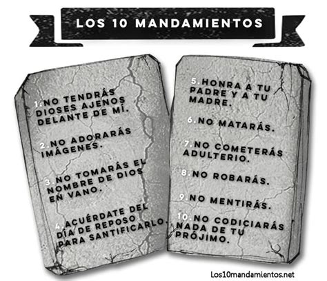 Cuales Son Los Diez Mandamientos De La Ley De Dios Ara Blog