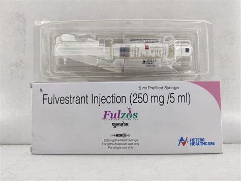 Fulzos Mg Fulvestrant Fulzos Mg Injection Hetero Healthcare