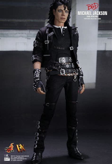 Action Figure Michael Jackson Bad Version Music Icon Series Escala