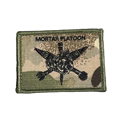 Rar Mortar Platoon Amcu Patch P925 Allied Militaria