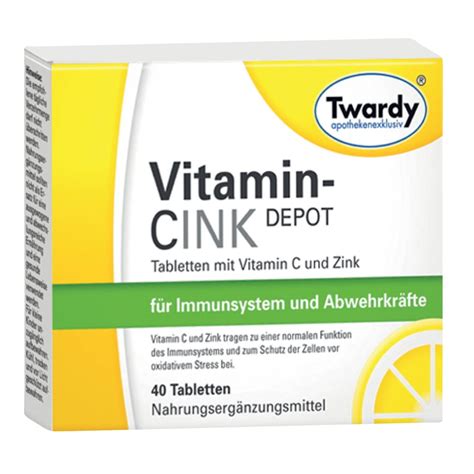 VITAMIN CINK Depot Tabletten 40 St Gesund De