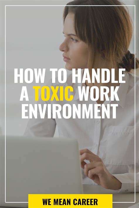 How To Handle A Toxic Work Environment Artofit