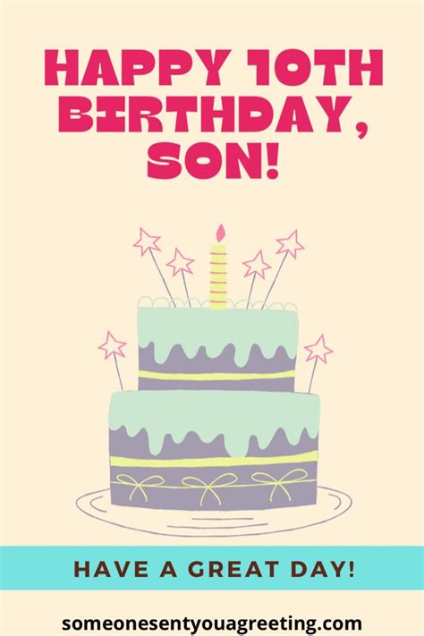 Happy Th Birthday Wishes For A Son Someone Sent You A Greeting