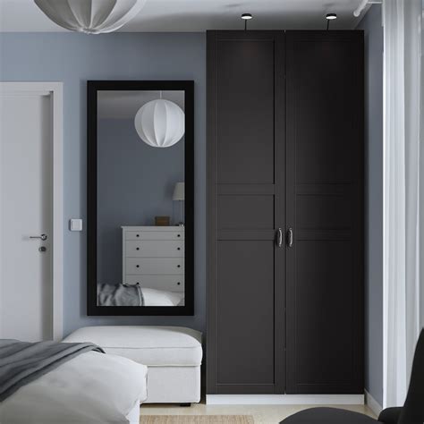 Kledingkast, PAX, antraciet, 100x60x236 cm - IKEA
