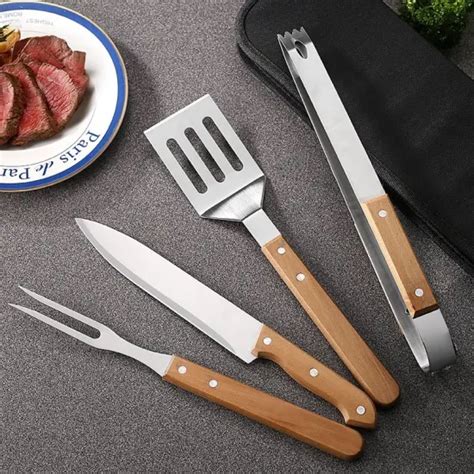 Stainless Steel Barbecue Tool BBQ Outdoor Household Knife and Fork ...