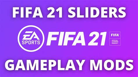 Fifa Fifer Realism Mod Modding Gameplay Custom Sliders Part