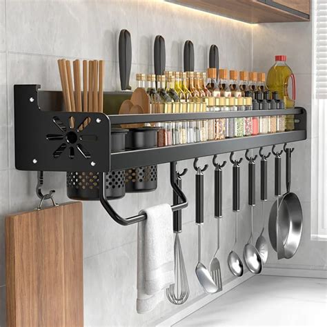 Wall Mounted Kitchen Storage Rack Organizer – Vernier Store