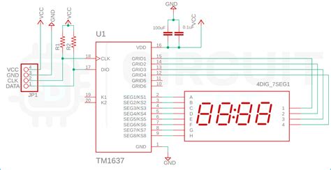 Arduino TM1637 4 Digit Seven Segment Display Module Interface Tutorial