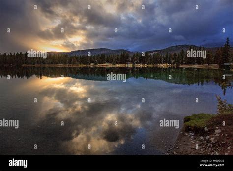 Pyramid Lake, Jasper, Canada Stock Photo - Alamy