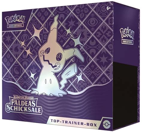 Pokémon Karmesin Purpur Paldeas Schicksale Top Trainer Box DE ab 47