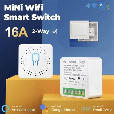 Jual Smartrul Ewelink A Mini Wifi Smart Switch Light Way Module On