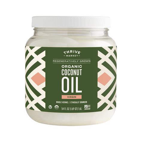 Regeneratively Grown Organic Coconut Oil Value Size Thrive Market