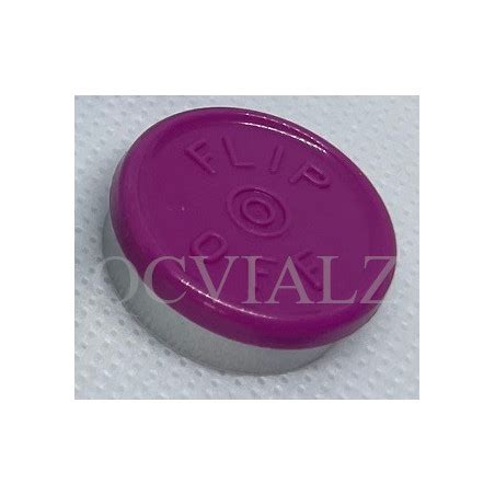 20mm Magenta Flip Off Vial Seals West Pharma Pk Of 100