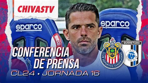 Fernando Gago En Conferencia De Prensa Chivas Vs Quer Taro Jornada