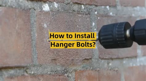 How to Install Hanger Bolts? - ToolsProfy