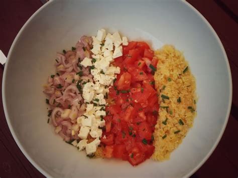 Salade De Lentilles Corail Tomates Et Feta Recette Par Chezcachou