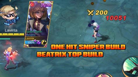 Beatrix One Hit Sniper Build Top Build One Hit Beatrix