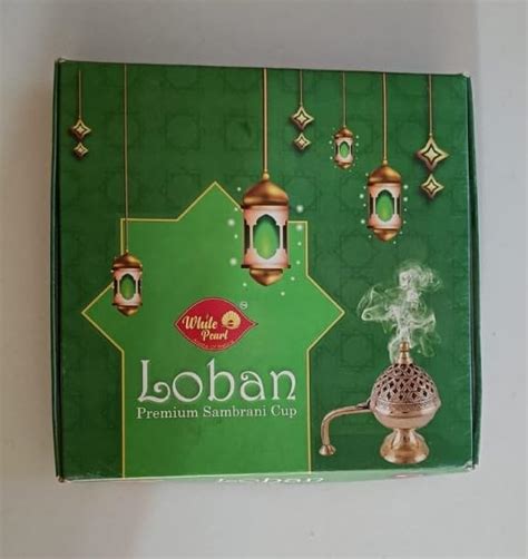 White Pearl Original Loban Premium Sambrani Dhoop Cups For Daily Pooja