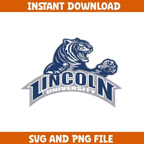 Lincoln ncaa Svg, Lincoln University logo svg, Lincoln Unive - Inspire ...