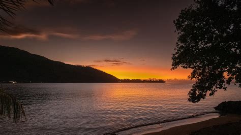 Sunset Baie De Cook Moorea Stephane MAES Flickr