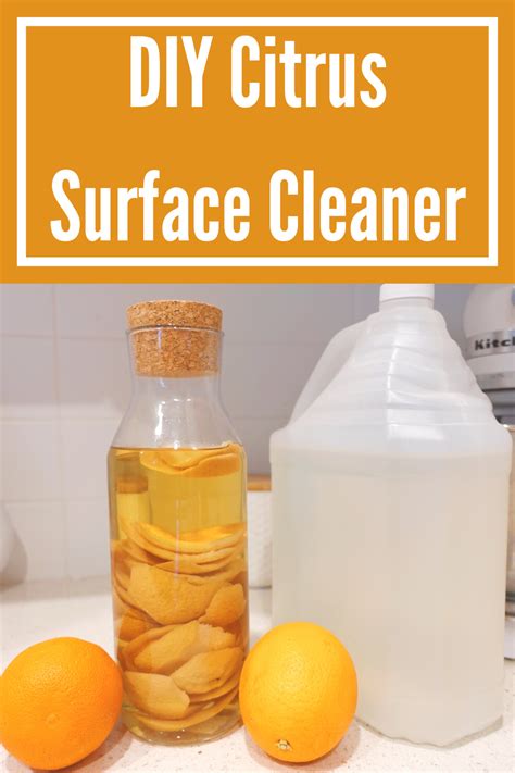 Diy Orange Peel Vinegar Surface Cleaner Essential Step