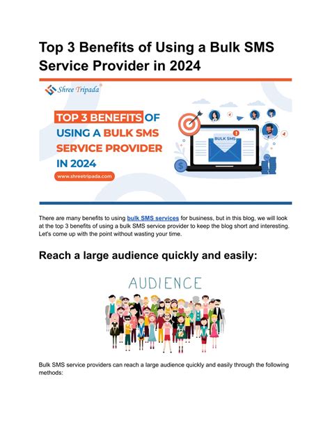 Ppt Top 3 Benefits Of Using A Bulk Sms Service Provider In 2024